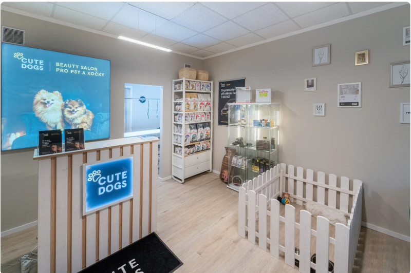Na prodej: Luxusní beauty salon pro psy a kočky CUTE DOGS v centru Prahy