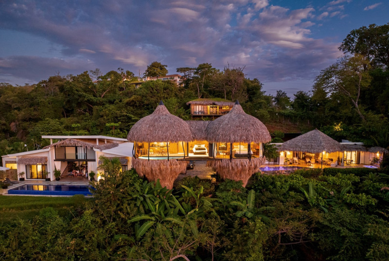 Soubor 4 luxusních vil s výhledem na oceán | Tamarindo, Kostarika